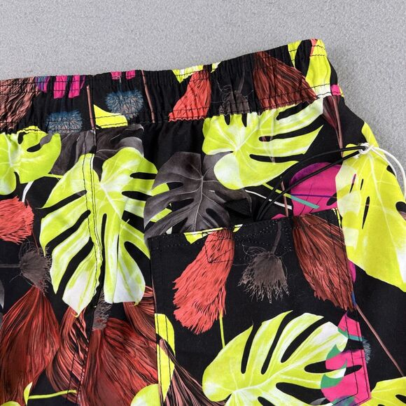 Saturdays NYC Timothy Hyper Monstera Print 7” Inseam Swim Short Men’s Size XS - Picture 14 of 16